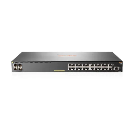 Switch HPE Aruba Networking 2930F - 24x GbE RJ45, PoE+4SFP+ - PN: JL263A