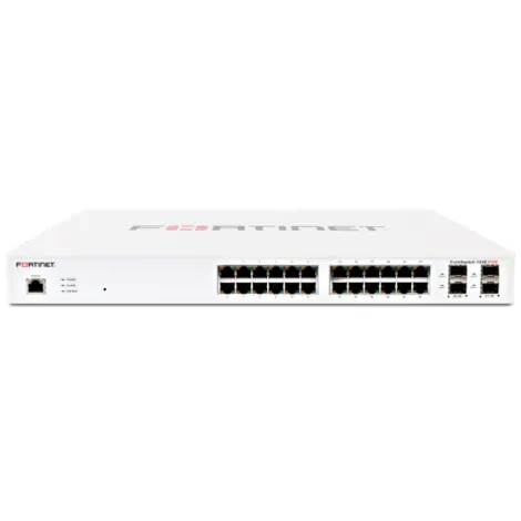 Switch FortiSwitch FS-124E-POE - 24x GbE RJ45, 4x GbE SFP, PoE 185W