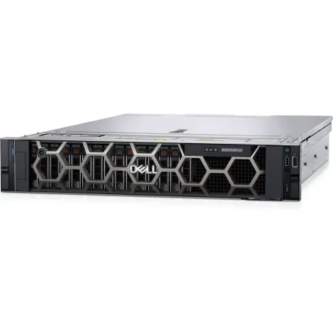 Servidor Dell PowerEdge R550, Intel® Xeon® Silver 4310, 32GB RAM, 2x 960GB SSD SATA, Fonte 800W - PN: 210-AZEI-QN7M