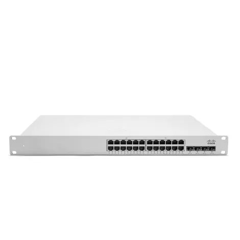 Switch Cisco Meraki MS350-24 - 24x GbE RJ45 e 4x GbE SFP+, 1x Interface GbErenciamento, 2x 40G Stack Port - PN: MS350-24-HW