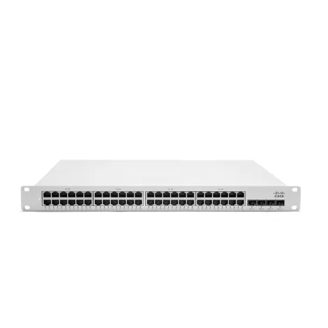 Switch Cisco Meraki MS350-48 - 48x GbE RJ45 e 4x GbE SFP+, 1x Interface GbErenciamento, 2x 40G Stack Port - PN:MS350-48-HW