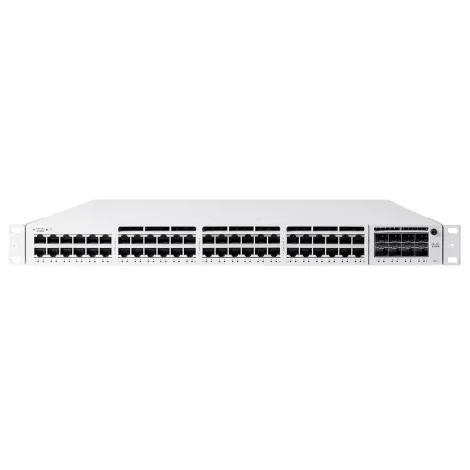 Switch Cisco Meraki MS390-48 - 48x GbE, 1x Interface GbErenciamento, 2x 120G Stack Port - PN: MS390-48-HW