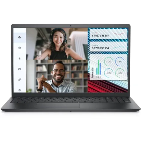 Notebook Dell Vostro 3520 Metal, Intel® Core™ i7-1255U, 16GB RAM, SSD 256GB, GeForce® MX550 2GB, Tela 15,6 FHD, Windows 11 Pro - PN: 210-BFKB-NBV39