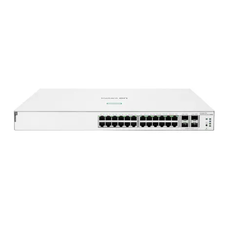 Switch HPE Networking Instant On 1930 - 24x GbE RJ45, Class4 PoE 4SFP/SFP+ 195W - PN: JL683B