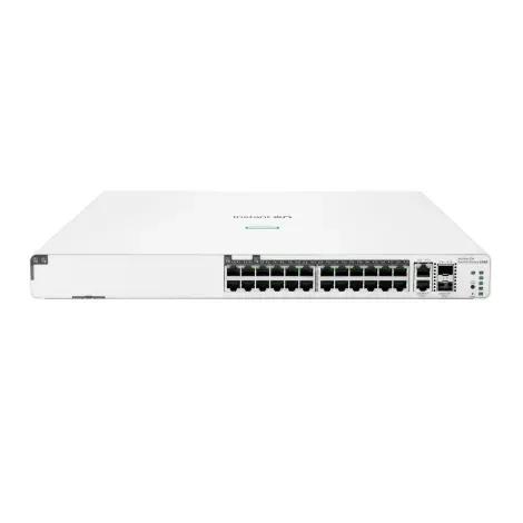 Switch HPE Networking Instant On 1960 - 24x GbE RJ45, 20pClasse 4 4p Classe 6 PoE 2XGT2SFP+ 370W - PN: JL807A