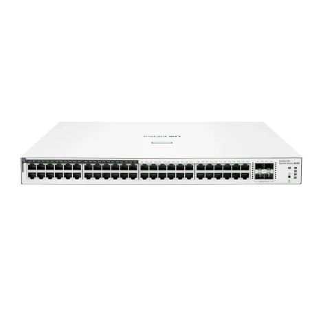 Switch HPE Networking Instant On 1830 - 48x GbE RJ45, 24pClass4 PoE 4SFP 370W - PN: JL815A