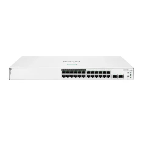 Switch HPE Networking Instant On 1830 - 24x GbE RJ45, 12pClass4 PoE 2SFP 195W - PN: JL813A