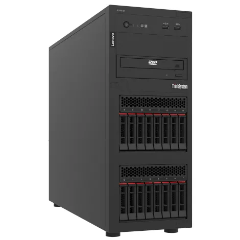 Servidor Lenovo ISG ST250v2, Intel Xeon E-2336, 16GB RAM, 2x 2TB SATA, 2x Fonte 550W - PN: 7D8FA02BBR