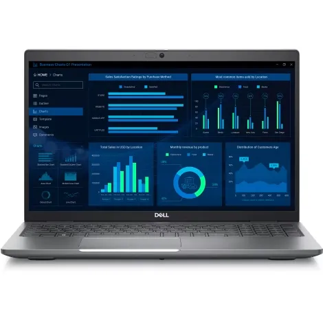 Workstation Notebook Dell Precision 3581, Intel® Core™ vPro® Enterprise i7-13800H, 16GB RAM, SSD 256GB, Tela 15